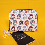 Loungefly Disney Cats Flower Portrait AOP Marie Figaro Dinah Zip Wallet