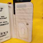 Handbook For The Recently Deceased Tech Wallet Wristlet