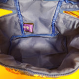 Cakeworthy Care Bears x Sesame Street Quilted Blue Cosmetic Bag Makeup Travel