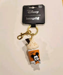 Mickey Mouse Pumpkin Spice Latte 3D Keychain Charm