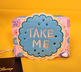 Alice in Wonderland Take Me Cookies Zip Wallet
