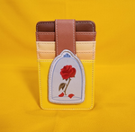 Disney Buckle Down Beauty and the Beast Enchanted Rose Cardholder Wallet