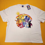 Cakeworthy Care Bears x Sesame Street Drop Sleeve Tee Shirt Unisex XLarge