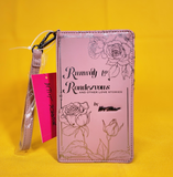 Betsey Johnson Kitsch Love Stories Book Blush Pink Wristlet Wallet