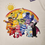Cakeworthy Care Bears x Sesame Street Drop Sleeve Tee Shirt Unisex XLarge