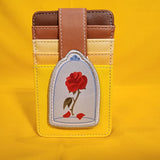 Disney Buckle Down Beauty and the Beast Enchanted Rose Cardholder Wallet