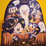 Loungefly Disney Mickey and Friends Halloween Ghost Story Soft Tag Mini Backpack