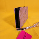 Betsey Johnson Kitsch Love Stories Book Blush Pink Wristlet Wallet