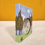 Winnie the Pooh Rainy Day Umbrella Glitter Layered LE 3" Pin