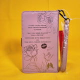 Betsey Johnson Kitsch Love Stories Book Blush Pink Wristlet Wallet