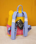 Winnie the Pooh Flower Crown Pink Flocked Mini Backpack