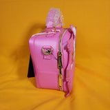 Loungefly Disney The Aristocats Figural Piano Pink Glitter Crossbody Handbag