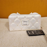 Minnie Mouse Wedding Iridescent Quilted Bow Wristlet Wallet