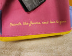 Winnie the Pooh Flower Crown Pink Flocked Mini Backpack