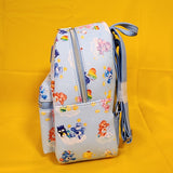 Loungefly Sanrio Hello Kitty & Friends x Care Bears AOP Blue Mini Backpack