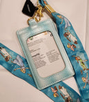 Peter Pan You Can Fly Sparkle Lanyard ID Holder
