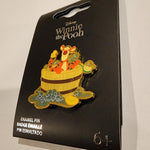Tigger Bath Tub Stained Glass Winnie the Pooh Enamel Pin