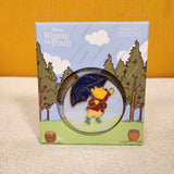 Winnie the Pooh Rainy Day Umbrella Glitter Layered LE 3" Pin