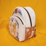 The Lion King Simba & Nala Floral Soft Tag Mini Backpack