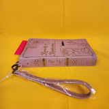 Betsey Johnson Kitsch Love Stories Book Blush Pink Wristlet Wallet