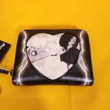 Loungefly Disney Frankenweenie Sparky & Persephone Glow Zip Around Wallet