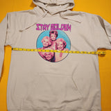 The Golden Girls Pull Over Hoodie Beige Sweatshirt Stay Golden Graphic Large