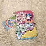 My Little Pony Color Block Pastel Rainbow Zip Around Wallet