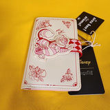 Loungefly Disney Alice in Wonderland Tonal Cheshire Cat Floral Flap Wallet