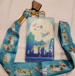 Peter Pan You Can Fly Sparkle Lanyard ID Holder