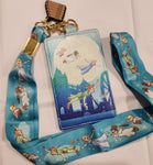 Peter Pan You Can Fly Sparkle Lanyard ID Holder