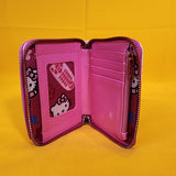 Loungefly Sanrio Hello Kitty Vintage TV Lenticular Pink Zip Around Wallet