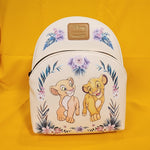 The Lion King Simba & Nala Floral Soft Tag Mini Backpack