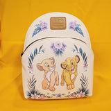 The Lion King Simba & Nala Floral Soft Tag Mini Backpack