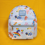 Loungefly Sanrio Hello Kitty & Friends x Care Bears AOP Blue Mini Backpack