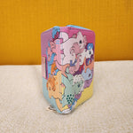 My Little Pony Color Block Pastel Rainbow Zip Around Wallet