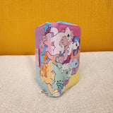 My Little Pony Color Block Pastel Rainbow Zip Around Wallet
