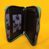 Loungefly Disney Frankenweenie Sparky & Persephone Glow Zip Around Wallet