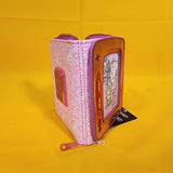 Loungefly Sanrio Hello Kitty Vintage TV Lenticular Pink Zip Around Wallet