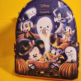 Loungefly Disney Mickey and Friends Halloween Ghost Story Soft Tag Mini Backpack