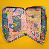 Alice in Wonderland Take Me Cookies Zip Wallet