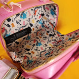 Loungefly Disney The Aristocats Figural Piano Pink Glitter Crossbody Handbag