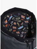 Loungefly Disney Pixar Cars Radiator Springs Patches Mini Backpack Sak Grey