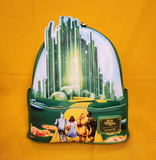 Loungefly The Wizard of Oz Emerald City Glow-in-the-Dark Green Mini Backpack NEW