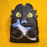 How to Train Your Dragon Toothless & Fish Mini Backpack