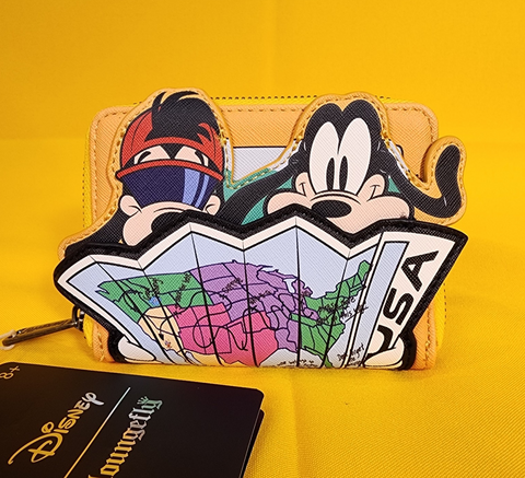 Goofy Movie Road Trip Map Wallet