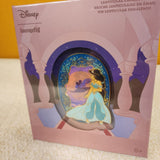 Princess Jasmine Lenticular Scene Aladdin Carpet Ride 3" LE Pin