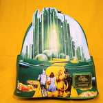 Loungefly The Wizard of Oz Emerald City Glow-in-the-Dark Green Mini Backpack NEW