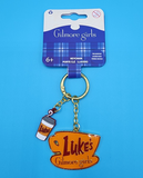Loungefly Gilmore Girls Luke's Diner Coffee Cup Charm Scented Keychain