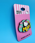 Hello Kitty Yellow Plane Sliding Slide Enamel Pin
