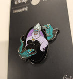 The Little Mermaid Ursula with Eels Enamel Pin